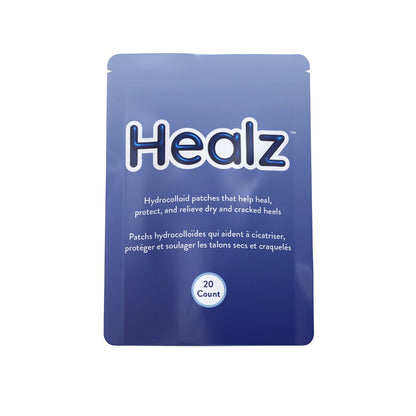 Healz Hydrocolloid Patches – Heal, Protect, and Relieve Painful Cracked Heels