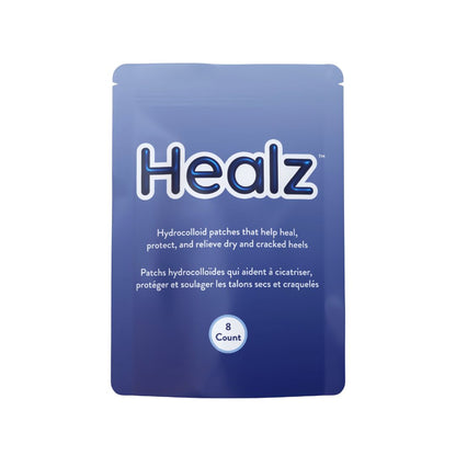 Healz Hydrocolloid Patches – Heal, Protect, and Relieve Painful Cracked Heels