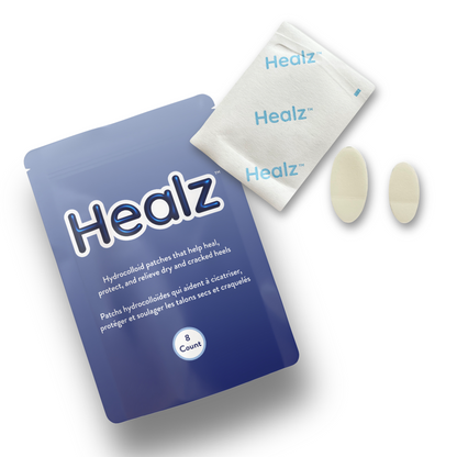 Healz Hydrocolloid Patches – Heal, Protect, and Relieve Painful Cracked Heels